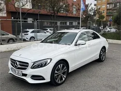 Blanco Usado 2015 Mercedes C220 Berlina | 17.900 € (Buen precio)