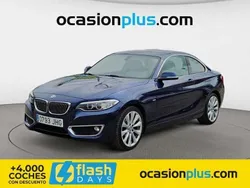 Azul Usado 2015 BMW 220 Coupe | 20.300 € (Precio justo)