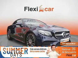 Azul Usado 2018 Mercedes E400 Descapotable | 48.990 € (Un poco caro)