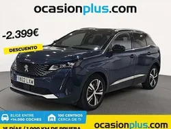 Azul Usado 2022 Peugeot 3008 Active Monovolumen | 21.810 € (Precio justo)