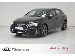Negro mito Usado 2022 Audi A3 Sportback S-Line Utilitario | 30.900 €