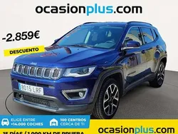 Azul Usado 2021 Jeep Compass Limited SUV | 16.228 € (Buen precio)
