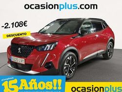 Rojo Usado 2022 Peugeot 2008 GT SUV | 17.182 € (Precio justo)