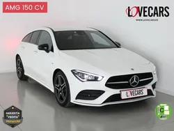Blanco Usado 2021 Mercedes CLA200 Shooting Brake Familiar | 30.500 € (Un poco caro)