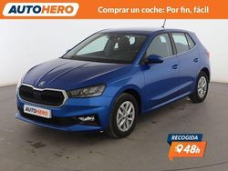 Azul Usado 2023 Skoda Fabia Ambition Berlina | 13.999 € (Buen precio)