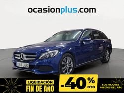 Azul Usado 2015 Mercedes C220 Exclusive Familiar | 15.750 € (Precio justo)