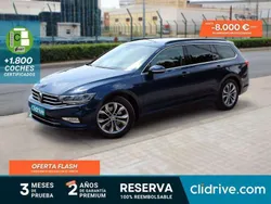 Azul Usado 2020 VW Passat Executive Familiar | 20.590 € (Precio justo)
