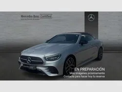 Plateado Usado 2023 Mercedes E220 Descapotable | 58.990 € (Precio justo)