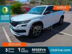 Blanco Usado 2020 Skoda Kodiaq SportLine SUV | 24.790 € (Precio justo)