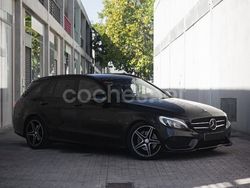 Negro Usado 2017 Mercedes C220 AMG line Familiar | 18.490 € (Precio justo)