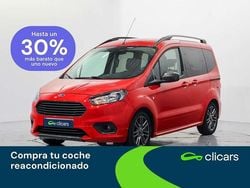 Rojo Usado 2021 Ford Tourneo Courier Sport Monovolumen | 15.490 € (Precio justo)