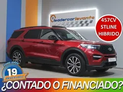 Rojo Usado 2021 Ford Explorer ST-Line SUV | 46.900 € (Buen precio)