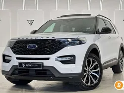 Blanco Usado 2021 Ford Explorer ST-Line SUV | 38.500 € (Precio justo)