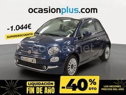 Azul Usado 2022 Fiat 500C Dolcevita Descapotable | 11.490 € (Precio justo)