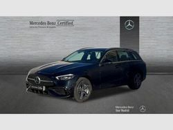 Negro Usado 2024 Mercedes C300e AMG line Familiar | 43.990 €