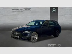 Negro Usado 2024 Mercedes C300e AMG line Familiar | 45.990 € (Super precio)