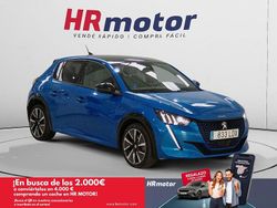 Azul Usado 2020 Peugeot e-208 GT Utilitario | 17.850 € (Un poco caro)