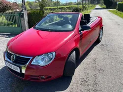 Rojo Usado 2008 VW Eos Descapotable | 7900 € (Precio justo)