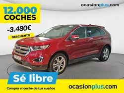 Rojo Usado 2017 Ford Edge Titanium SUV | 22.450 € (Precio justo)
