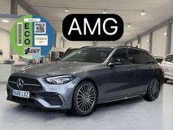 Gris Usado 2022 Mercedes C220 Familiar | 42.900 € (Caro)
