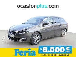 Gris Usado 2015 Peugeot 308 Allure Monovolumen | 10.490 € (Precio justo)