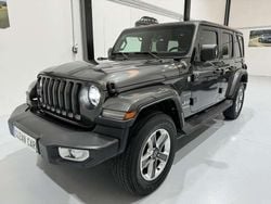 Gris Usado 2019 Jeep Wrangler Unlimited Sahara SUV | 47.990 € (Precio justo)