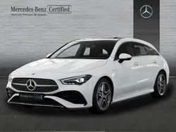 Blanco polar Usado 2024 Mercedes CLA250e Shooting Brake AMG line Familiar | 38.995 € (Buen precio)