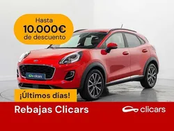 Rojo Usado 2021 Ford Puma Titanium SUV | 15.490 € (Precio justo)