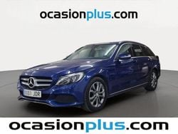 Azul Usado 2015 Mercedes C220 Exclusive Familiar | 16.250 € (Precio justo)