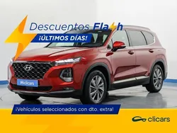 Rojo Usado 2019 Hyundai Santa Fe Style SUV | 27.190 € (Precio justo)