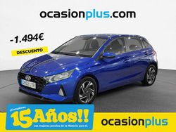 Azul Usado 2021 Hyundai i20 Berlina | 13.450 € (Precio justo)