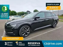 Negro Usado 2023 Skoda Superb SportLine Familiar | 30.690 €