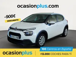 Blanco Usado 2021 Citroën C3 Live Utilitario | 9600 € (Precio justo)