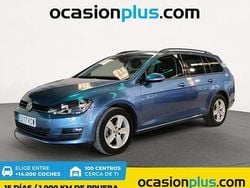 Azul Usado 2017 VW Golf VII Advance Familiar | 15.200 € (Precio justo)