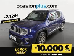 Azul Usado 2020 Jeep Renegade Limited SUV | 16.790 € (Precio justo)