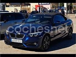 Azul Usado 2017 BMW 220 Sport Line Descapotable | 23.200 € (Precio justo)