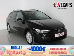 Negro Usado 2021 VW Golf VIII Life Familiar | 19.500 € (Precio justo)
