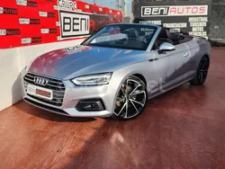 Gris / plata Usado 2017 Audi A5 Cabriolet S-Line Descapotable | 29.990 € (Un poco caro)