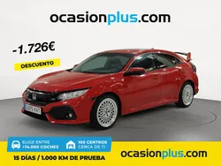 Rojo Usado 2019 Honda Civic Elegance Berlina | 18.990 € (Precio justo)