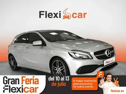 Gris Usado 2017 Mercedes A180 AMG line Berlina | 17.190 € (Precio justo)