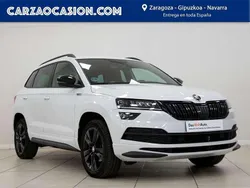Blanco Usado 2021 Skoda Karoq SportLine SUV | 20.900 € (Buen precio)