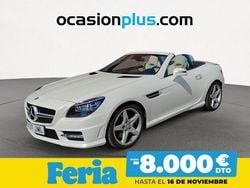 Blanco Usado 2016 Mercedes SLK200 AMG Descapotable | 30.250 € (Precio justo)