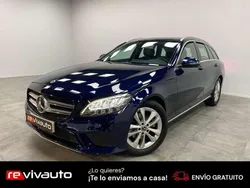 Azul Usado 2019 Mercedes C200 Familiar | 24.490 € (Precio justo)