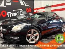 Negro Usado 2015 Mercedes SLK200 Descapotable | 27.750 € (Un poco caro)