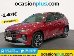Rojo Usado 2023 Hyundai Tucson N Line SUV | 24.046 € (Precio justo)