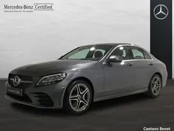 Gris Usado 2019 Mercedes C200 AMG line Berlina | 26.500 € (Un poco caro)