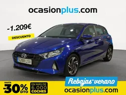 Azul Usado 2021 Hyundai i20 Berlina | 12.890 € (Precio justo)