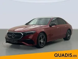 Rojo jacinto Usado 2024 Mercedes E220 AMG line Berlina | 70.600 € (Buen precio)