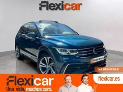 Azul Usado 2021 VW Tiguan R-line SUV | 30.790 € (Precio justo)