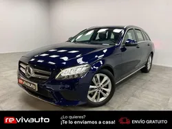 Azul Usado 2019 Mercedes C200 Familiar | 24.490 € (Precio justo)